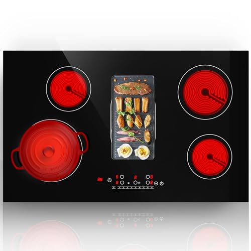 Kochfeld 5 Platten, 9 Leistungsstufen, Sensor Touch Steuerung, Kindersicherung Kochfeld 5 Platten, 9 Leistungsstufen, Sensor Touch Steuerung, Kindersicherung von GTKZW