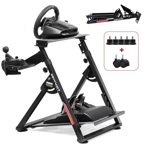 GTPLAYER Lenkradständer für Lenkrad Gaming Wheel Stand Racing Lenkradständer mit V1 V2 Schalthebelhalterung Neigungsverstellbares Gestell PS4 Xbox PC, Pro-Edition GTPLAYER Lenkradständer für Lenkrad Gaming Wheel Stand Racing Lenkradständer mit V1 V2 Schalthebelhalterung Neigungsverstellbares Gestell PS4 Xbox PC, Pro-Edition von GTPLAYER