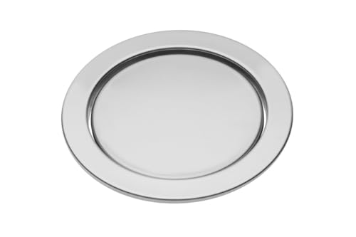 GTV Abdeckung und Ring für Tischsteckdosen ELITE 60mm, Chrom - elegante und robuste Lösung für Tischsteckdosen, ideal für moderne Büros von GTV