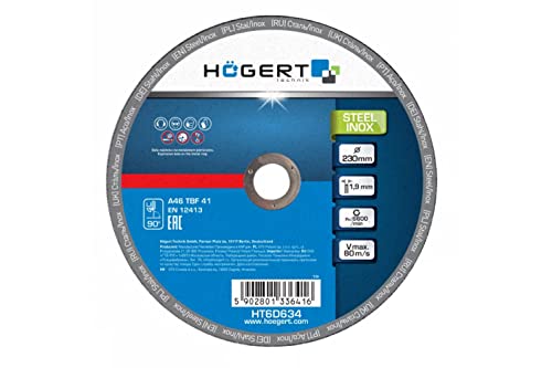 Högert Technik Trennscheibe für Metall Inox 10 Stck. 230x1,9x22,23 HT6D634 von GTV