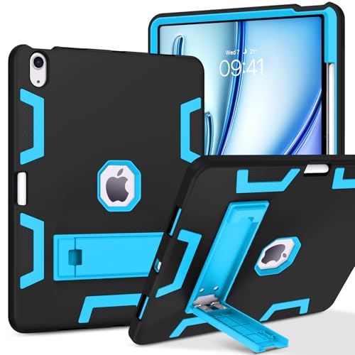 GUAGUA Kompatibel mit iPad Air 13 Zoll 2024 Hülle für Kinder, iPad Air 2024 13 Zoll Hülle, iPad Air 13 Zoll Hülle Kickstand Cover 3 in 1 Rugged Shockproof Anti-Scratch Tablet Case with Pen Holder, von GUAGUA