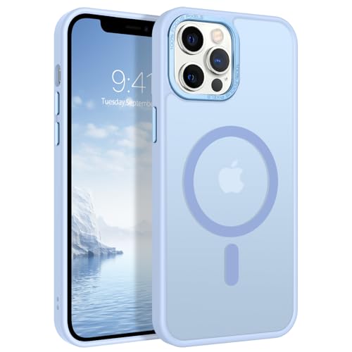 GUAGUA Magnetische Schutzhülle für iPhone 12 Pro Max, kompatibel mit MagSafe, stoßfeste Schutzhülle für Handy, dünn, Glassiert, durchscheinend, undurchsichtig, sturzsicher, Hard PC TPU, weich GUAGUA Magnetische Schutzhülle für iPhone 12 Pro Max, kompatibel mit MagSafe, stoßfeste Schutzhülle für Handy, dünn, Glassiert, durchscheinend, undurchsichtig, sturzsicher, Hard PC TPU, weich von GUAGUA
