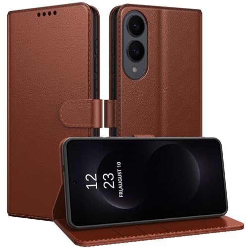 GUAGUA Schutzhülle für Samsung Galaxy S25 Edge 5G, 2 in 1 innen TPU stoßfest Schutzhülle aus Leder Brieftasche RFID Blocking Karte Einschub Ständer, Braun GUAGUA Schutzhülle für Samsung Galaxy S25 Edge 5G, 2 in 1 innen TPU stoßfest Schutzhülle aus Leder Brieftasche RFID Blocking Karte Einschub Ständer, Braun von GUAGUA