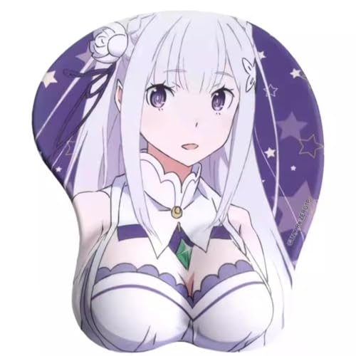 GUANBBD-Anime Emilia 3D Mauspad mit Handgelenkauflage Gaming Mauspads Rutschfestes Mauspad 3D Mauspads 3D Ergonomisches Mauspad-Mousepad 4903 GUANBBD-Anime Emilia 3D Mauspad mit Handgelenkauflage Gaming Mauspads Rutschfestes Mauspad 3D Mauspads 3D Ergonomisches Mauspad-Mousepad 4903 von GUANBBD