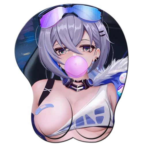 GUANBBD-Anime Honkai Star Rail Silver Wolf 3D Mauspad mit Handgelenkauflage Gaming Mauspads Rutschfestes Mauspad 3D Mauspads 3D Ergonomisches Mauspad-Mousepad 9175 GUANBBD-Anime Honkai Star Rail Silver Wolf 3D Mauspad mit Handgelenkauflage Gaming Mauspads Rutschfestes Mauspad 3D Mauspads 3D Ergonomisches Mauspad-Mousepad 9175 von GUANBBD