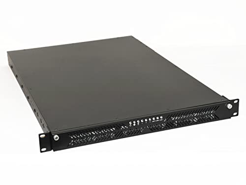 Guanghsing GHI-130-SCA, 19 Zoll (19") Rackmount Server Gehäuse, 1U (1HE), für 12 Zoll x 13 Zoll (12"x13") EATX, Hot-swap SCA, schwarz von GUANGHSING