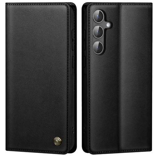 GUCASBE Handyhülle für Samsung S24 FE Hülle Premium PU Lederhülle Schutzhülle für Samsung S24 FE Flip Case Tasche Magnet Kartenfach Wallet Standfunktion Klappbar für Samsung S24 FE Hülle,Schwarz GUCASBE Handyhülle für Samsung S24 FE Hülle Premium PU Lederhülle Schutzhülle für Samsung S24 FE Flip Case Tasche Magnet Kartenfach Wallet Standfunktion Klappbar für Samsung S24 FE Hülle,Schwarz von GUCASBE