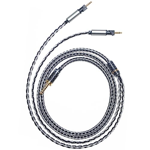 16 Strands 7N Single Crystal Copper+Silver Mixed Headphone Upgrade/Replacement Cable for Abyss Diana V2 Abyss Diana TC (4.4mm Plug) von GUCraftsman