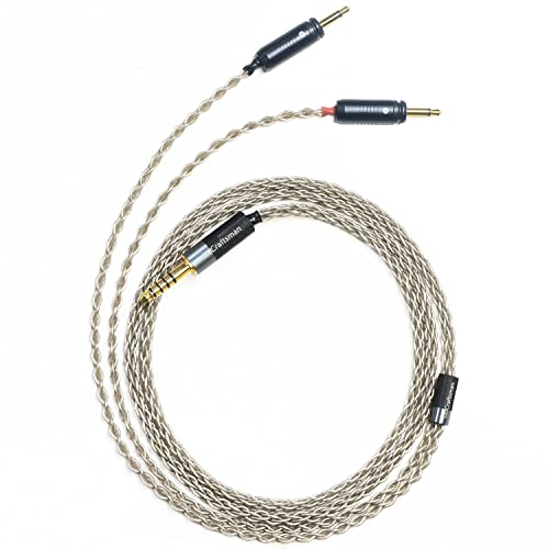 6N Single Crystal Silver Upgrade Headphone Cable for Focal Elegia Clear Stellia Elear Celestee Radiance Clear PRO Clear MG PRO (4.4mm Plug) von GUCraftsman