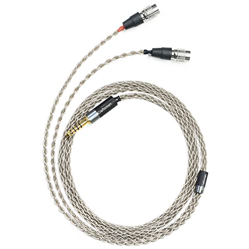 6N Single Crystal Silver Upgrade Headphone Cable for MrSpeakers/Dan Clark Audio Aeon 2 Ether 2 Ether C Flow Stealth (4.4mm Plug) von GUCraftsman
