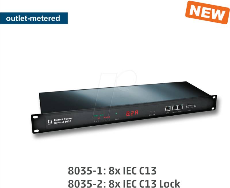 GUDE 8035-1 - PDU, 8 x IEC C13 von GUDE