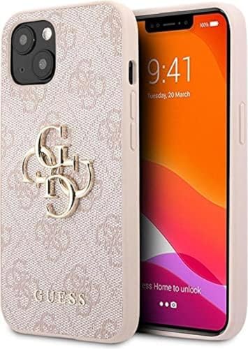 GUESS GUHCP13M4GMGPI Schutzhülle für iPhone 13, 15,5 cm (6,1 Zoll), Big Metal Logo von GUESS