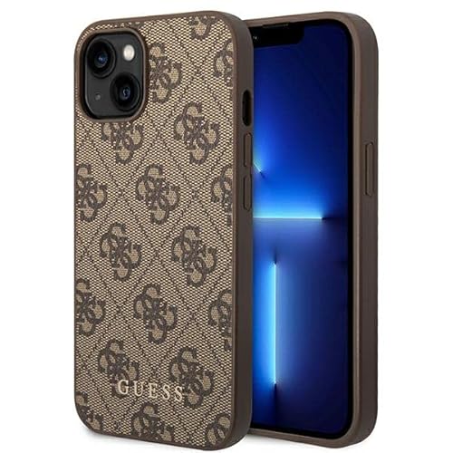 GUESS GUHCP14SG4GFBR Hülle für iPhone 14 6,1" braun Hard case 4G Metal Gold Logo GUESS GUHCP14SG4GFBR Hülle für iPhone 14 6,1" braun Hard case 4G Metal Gold Logo von GUESS