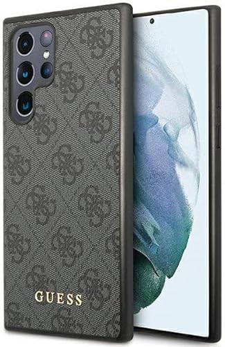 GUESS GUHCS23LG4GFGR Hülle für Samsung S23 Ultra S918 grau 4G Metal Gold Logo GUESS GUHCS23LG4GFGR Hülle für Samsung S23 Ultra S918 grau 4G Metal Gold Logo von GUESS