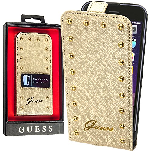 Guess Cream Studded Flip Case for iPhone 6 Handytasche von GUESS