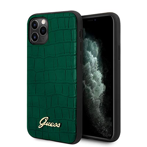 Guess Croco Collection Hülle GUHCN58PCUMLCRDG für iPhone 11 Pro flaschengrün von GUESS