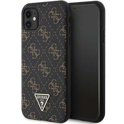 Guess GUHCN61PG4GPK Hülle für iPhone 11 / Xr 6,1" Schwarz hardcase 4G Triangle Metal Logo Guess GUHCN61PG4GPK Hülle für iPhone 11 / Xr 6,1" Schwarz hardcase 4G Triangle Metal Logo von GUESS