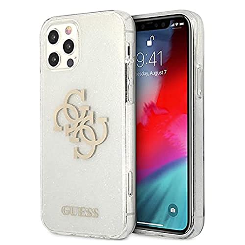 Guess GUHCP12LPCUGL4GTR Hülle für iPhone 12 Pro Max 6,7" transparent Glitter 4G Big Logo Guess GUHCP12LPCUGL4GTR Hülle für iPhone 12 Pro Max 6,7" transparent Glitter 4G Big Logo von GUESS