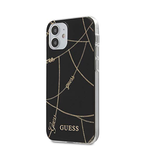 Guess GUHCP12SPCUCHBK Gold Chain Collection Hülle für iPhone 12 Mini 5,4" Schwarz hardcase Guess GUHCP12SPCUCHBK Gold Chain Collection Hülle für iPhone 12 Mini 5,4" Schwarz hardcase von CG MOBILE