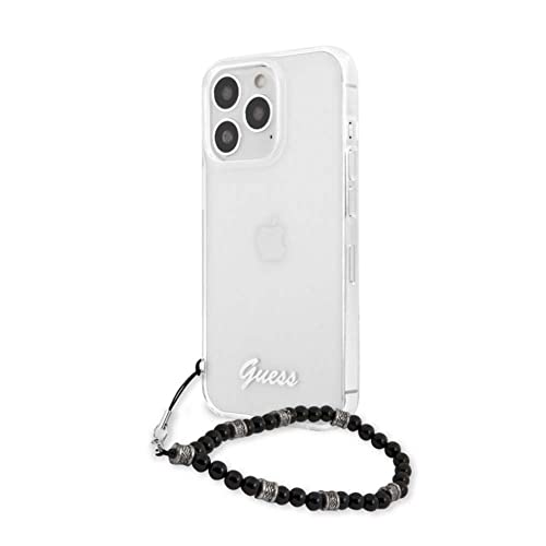 Guess GUHCP13LKPSBK Hülle für iPhone 13 Pro / 13 6,1" Transparent Black Pearl von GUESS