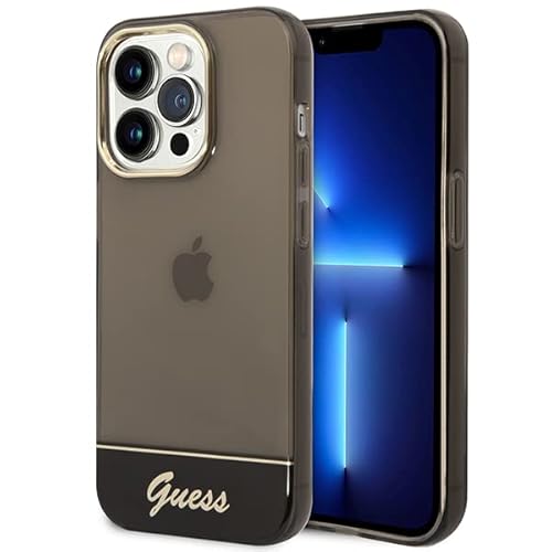 Guess GUHCP14XHGCOK hülle für iPhone 14 Pro Max 6,7" schwarz/Black hardcase Translucent von CG MOBILE