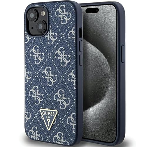 Guess GUHCP15MPG4GPB Hülle für iPhone 15 Plus / 14 Plus 6.7" Blau hardcase 4G Triangle Metal Logo Guess GUHCP15MPG4GPB Hülle für iPhone 15 Plus / 14 Plus 6.7" Blau hardcase 4G Triangle Metal Logo von GUESS