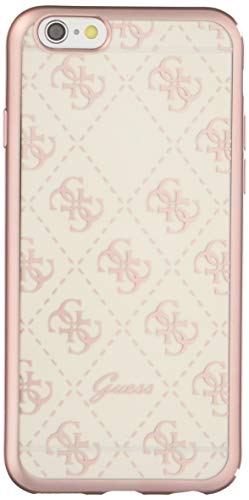 Guess GUHCP6TR4GRG 4G Collection TPU Case für Apple iPhone 6/6S transparent/rosa von GUESS