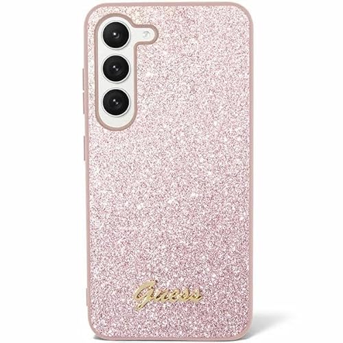 Guess GUHCS24MHGGSHP Hülle für S24+ S926 Rosa hardcase Glitter Script Guess GUHCS24MHGGSHP Hülle für S24+ S926 Rosa hardcase Glitter Script von GUESS