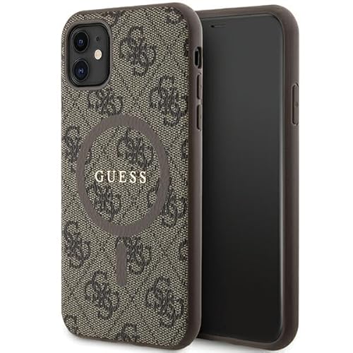 Guess GUHMN61G4GFRW Hülle für iPhone 11 6.1" / Xr braun hardcase 4G Collection Leather Metal Logo Guess GUHMN61G4GFRW Hülle für iPhone 11 6.1" / Xr braun hardcase 4G Collection Leather Metal Logo von GUESS