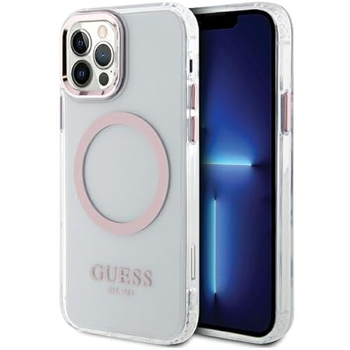 Guess GUHMP12MHTRMP Hülle für iPhone 12/12 Pro 6.1" Rosa Hard case Metal Outline Guess GUHMP12MHTRMP Hülle für iPhone 12/12 Pro 6.1" Rosa Hard case Metal Outline von GUESS