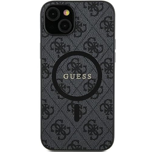 Guess GUHMS24SG4GFRK Hülle für S24 S921 Schwarz hardcase 4G Collection Leather Metal Logo von GUESS
