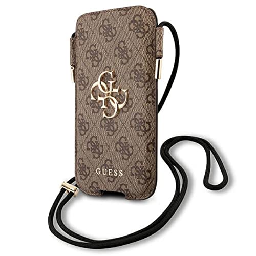 Guess Handytasche GUHCP12L4GPSBR für iPhone 12 pro max und Kleiner 6,7" braun 4G Metal Logo, 3666339005184, Navy Guess Handytasche GUHCP12L4GPSBR für iPhone 12 pro max und Kleiner 6,7" braun 4G Metal Logo, 3666339005184, Navy von Guess