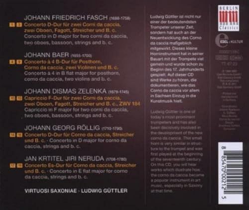 Das Corno Da Caccia in Sachsen von GÜTTLER,LUDWIG/VIRTUOSI SAXONIAE