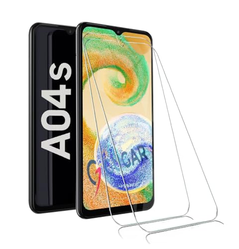 GUGAR 2X Panzerglas für Samsung A04s Schutzfolie, Panzer Schutz Glas Panzerfolie für Samsung Galaxy A04s Schutzglas, Gehärtetem Glas Displayschutz für Galaxy A04s Folie [2 Stück] von GUGAR