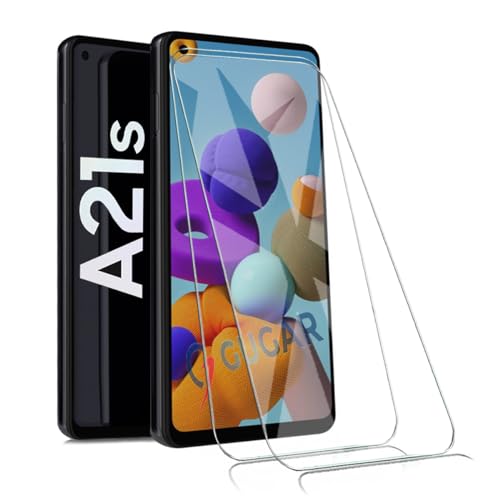 GUGAR 2X Panzerglas für Samsung A21s Schutzfolie, Panzer Schutz Glas Panzerfolie für Samsung Galaxy A21s Schutzglas, Gehärtetem Glas Displayschutz für Galaxy A21s Folie [2 Stück] von GUGAR