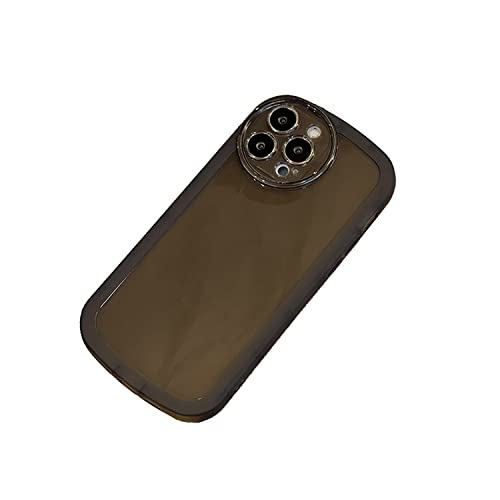 GUIDE COMB iPhone 12 Pro Hülle, Silikon Upgraded [Kamera Schutz] Handyhülle mit weichem Anti-Kratzer Mikrofaser Futter, 6,1 Zoll, Schwarz von GUIDE COMB