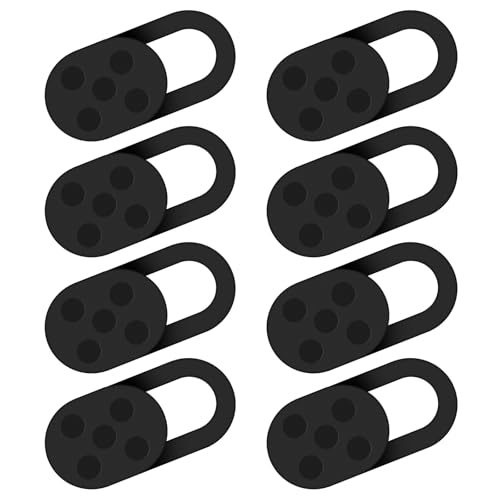 GUIGA 8 Stück Webcam Abdeckung, Laptop Kamera Abdeckung, 0.027 Ultra dünne Abdeckung für Computer Laptop/MacBook Pro/Smartphone/PC/iPad Air/Handyzubehör von GUIGA