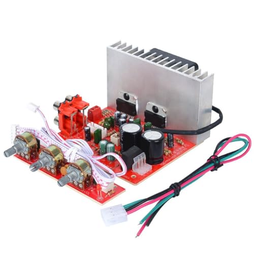 DX-618 Audio Subwoofer Stereo Verstärker Board 2.1 K 60Wx3 DC 12-18V Modul mit Stromkabel DX-618 Audio Subwoofer Stereo Verstärker Board 2.1 K 60Wx3 DC 12-18V Modul mit Stromkabel von GUIJIALY