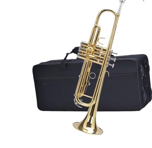 B-Dreiton-Trompete Mit Klappen Für Professionelle Darbietungen Anfänger-Trompete B-Dur von GUIXNYUNQ