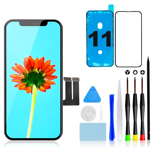 GULEEK Display für iPhone 11 Bildschirm Ersatz 6,1 Zoll LCD Touchscreen 3D Touch Vormontiert Digitizer Rahmen Montage und Reparaturkits GULEEK Display für iPhone 11 Bildschirm Ersatz 6,1 Zoll LCD Touchscreen 3D Touch Vormontiert Digitizer Rahmen Montage und Reparaturkits von GULEEK