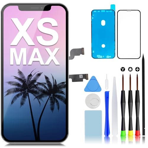GULEEK Display für iPhone XS Max LCD Bildschirm Ersatz 6,5" Touchscreen 3D Touch Vormontiert Digitizer Rahmen Montage und Reparaturkits GULEEK Display für iPhone XS Max LCD Bildschirm Ersatz 6,5" Touchscreen 3D Touch Vormontiert Digitizer Rahmen Montage und Reparaturkits von GULEEK