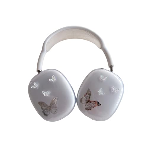 GULVQYF Kopfhörer-Hülle für AirPods Max, schönes 3D-Schmetterlingsmuster-Design, stoßfeste Schutzhülle, kratzfeste Headset-Hülle für Damen GULVQYF Kopfhörer-Hülle für AirPods Max, schönes 3D-Schmetterlingsmuster-Design, stoßfeste Schutzhülle, kratzfeste Headset-Hülle für Damen von GULVQYF