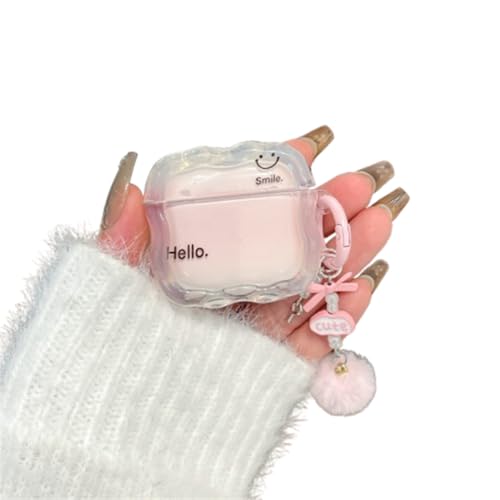 GULVQYF Ohrstöpsel-Schutzhülle für Airpods 4 mit Schlüsselanhänger, niedliches Kawaii-Muster, Kopfhörer-Schutzhülle für Mädchen und Damen, Rosa GULVQYF Ohrstöpsel-Schutzhülle für Airpods 4 mit Schlüsselanhänger, niedliches Kawaii-Muster, Kopfhörer-Schutzhülle für Mädchen und Damen, Rosa von GULVQYF