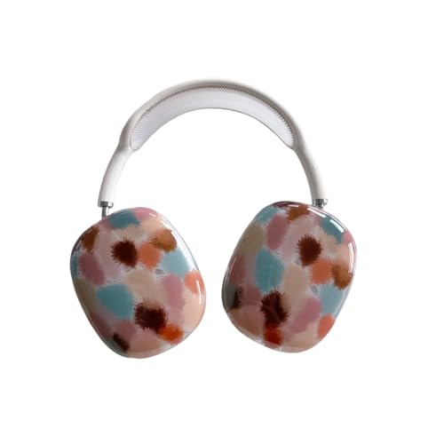 GULVQYF Schutzhülle für Airpods Max, kreatives Ölgemälde, stoßfest, weich, IMD-Headset-Hülle, vollständiger Schutz für Kopfhörer für Mädchen und Frauen (A) von GULVQYF