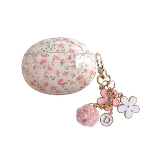 GULVQYF Schutzhülle für Huawei Freebuds 6i mit Kette, schöne Blume, sturzsicher, vollständige Schutzhülle für Kopfhörer, weiche Hülle für Mädchen, Rosa GULVQYF Schutzhülle für Huawei Freebuds 6i mit Kette, schöne Blume, sturzsicher, vollständige Schutzhülle für Kopfhörer, weiche Hülle für Mädchen, Rosa von GULVQYF