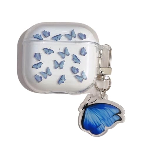 GULVQYF Schutzhülle für Huawei Freebuds SE 3/2, transparent, stoßfest, vollständiger Schutz für Kopfhörer, mit Haken, weiche Schale für Jungen und Mädchen (D) von GULVQYF