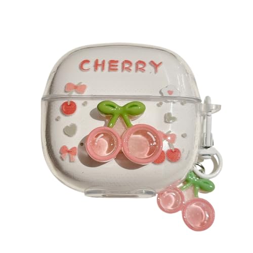 GULVQYF Schutzhülle für Redmi Buds 6 Lite mit Haken, niedlich, transparent, stoßfest, Kopfhörer-Schutzhülle, weiche Kopfhörerhülle für Mädchen und Jungen (C) von GULVQYF