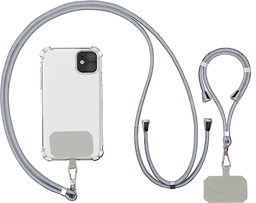 GUMO-LONG Handykette Universal zum Umhängen -1 Handyband + 1, Handgelenk-Handyband + 1 Pads, universelle Handykette, multifunktionale Handykette, kompatibel mit den meisten Smartphones von GUMO-LONG