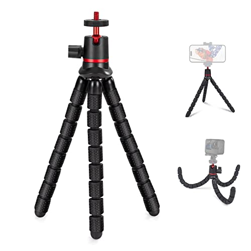 GUNGY Mini Stativ für Smartphone Flexibel Tripod Kamera Stativ Handy Stativ mit 1/4 Zoll Schraube und 360° Drehbaren Kugelkopf für Smartphones DSLR GoPro Webcam GUNGY Mini Stativ für Smartphone Flexibel Tripod Kamera Stativ Handy Stativ mit 1/4 Zoll Schraube und 360° Drehbaren Kugelkopf für Smartphones DSLR GoPro Webcam von GUNGY