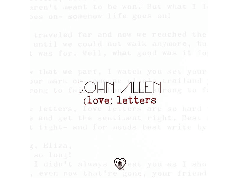 John Allen - (Love) Letters (CD) von GUNNER REC